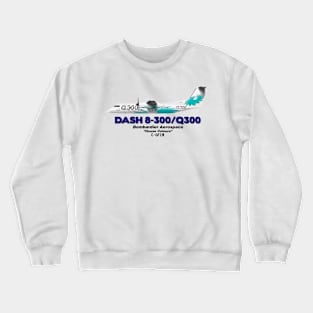 DeHavilland Canada Dash 8-300/Q300 - Bombardier Aerospace "House Colours" Crewneck Sweatshirt